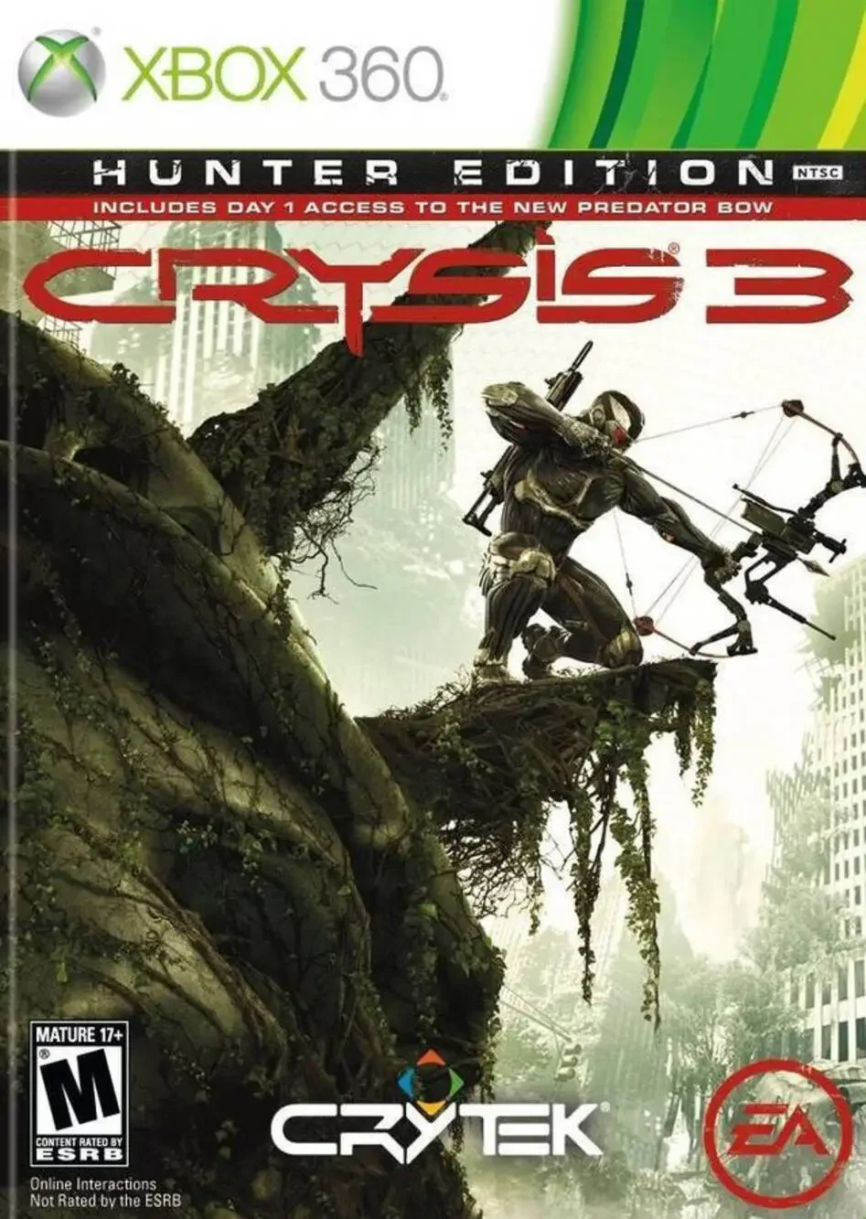 Crysis 3 Hunter Edition Xbox 360 Game Complete CIB